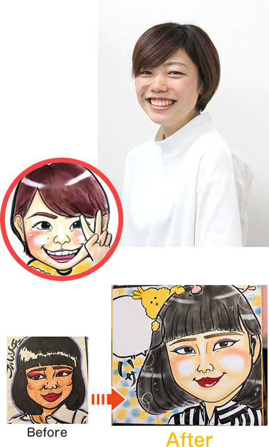 似顔絵師 いっちゃん